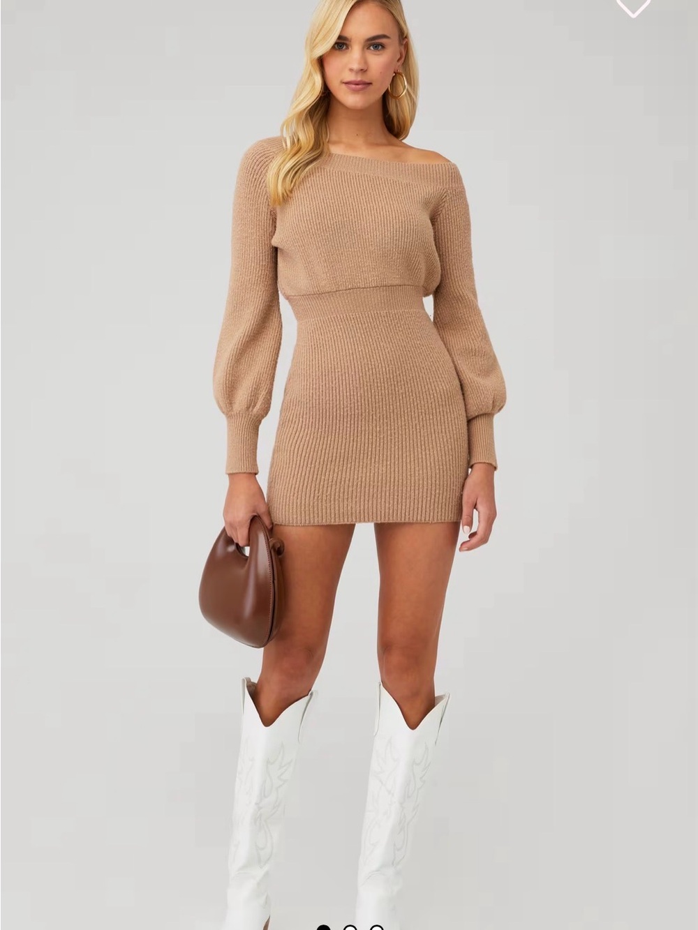 REBECCA OFF SHOULDER MINI DRESS